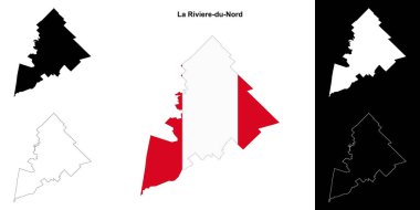 La Riviere-du-Nord (Quebec) ana hat haritası seti