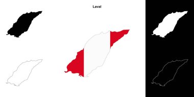 Laval (Quebec) ana hat haritası seti