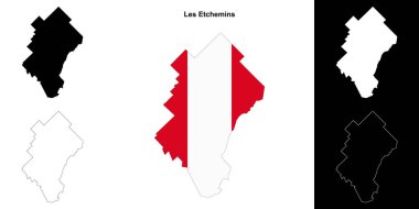 Les Etchemins (Quebec) ana hat haritası seti