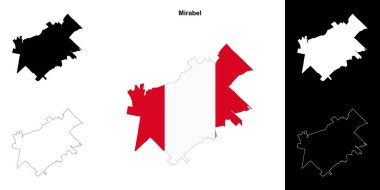 Mirabel (Quebec) ana hat haritası seti