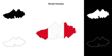 Nicolet-Yamaska (Quebec) ana hat haritası seti