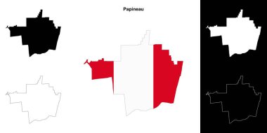 Papineau (Quebec) ana hat haritası seti