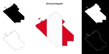 Rimouski-Neigette (Quebec) ana hat haritası seti