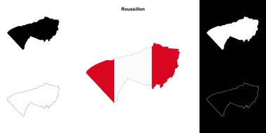 Roussillon (Quebec) ana hat haritası seti