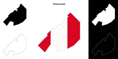 Temiscouata (Quebec) ana hat haritası seti