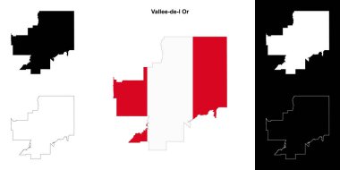 Vallee-de-l Ya da (Quebec) ana hat haritası ayarlandı