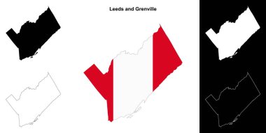 Leeds ve Grenville (Ontario) ana hat haritası seti
