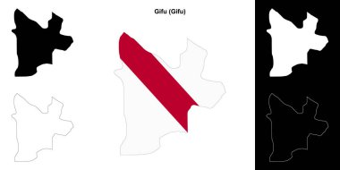 Gifu (Gifu) ana hat haritası ayarlandı