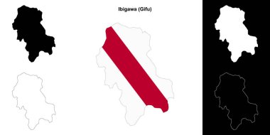 Ibigawa (Gifu) ana hat haritası ayarlandı