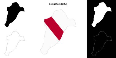 Sekigahara (Gifu) ana hat haritası ayarlandı