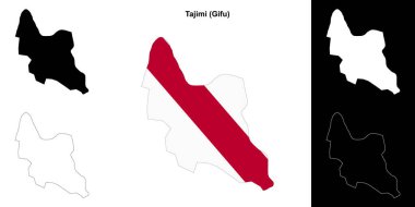 Tajimi (Gifu) ana hat haritası seti