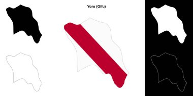 Yoro (Gifu) ana hat haritası seti