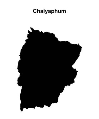Chaiyaphum eyaleti boş ana hat haritası