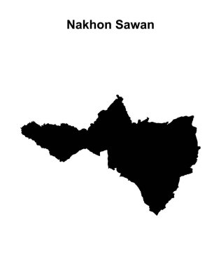 Nakhon Sawan vilayeti boş ana hat haritası