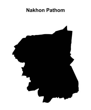 Nakhon Pathom eyaleti boş ana hat haritası