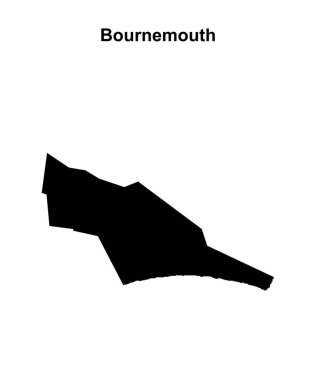Bournemouth boş dış hat haritası