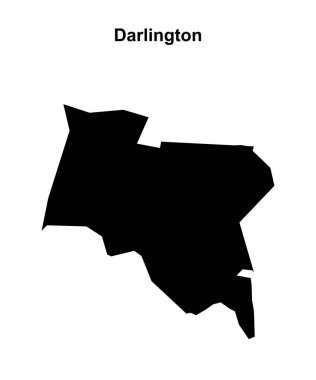 Darlington boş dış hat haritası