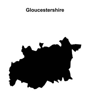 Gloucestershire boş ana hat haritası