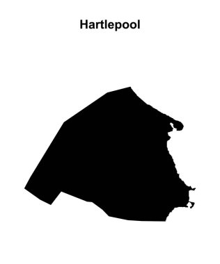 Hartlepool boş ana hat haritası