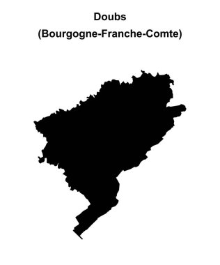 Doubs bölümü boş ana hat haritası