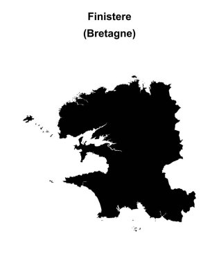 Finistere bölümü boş ana hat haritası