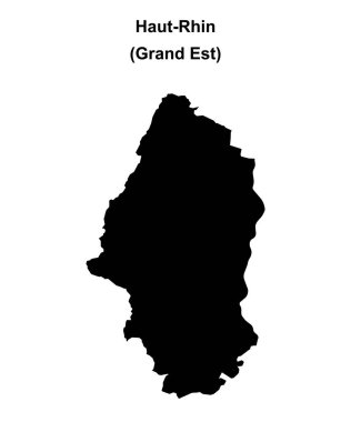 Haut-Rhin departmanı boş ana hat haritası