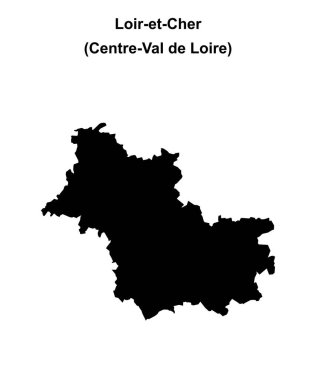 Loir-et-Cher bölümü boş ana hat haritası