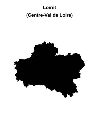 Loiret bölümü boş ana hat haritası