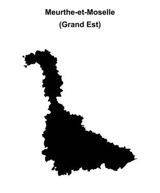 Meurthe-et-Moselle bölümü boş ana hat haritası
