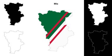 Mila eyalet ana hatları haritası ayarlandı