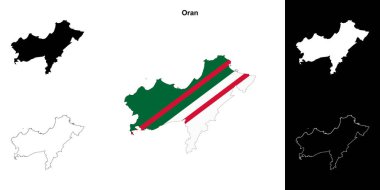 Oran eyaleti ana hat haritası ayarlandı