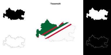 Tissemsilt il ana hat haritası seti