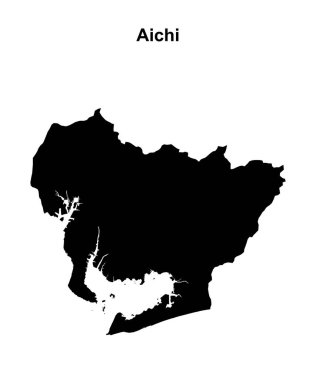 Aichi ili boş ana hat haritası