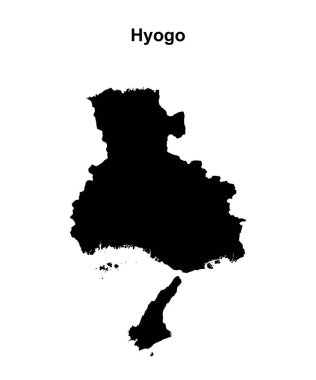 Hyogo Valiliği boş ana hat haritası