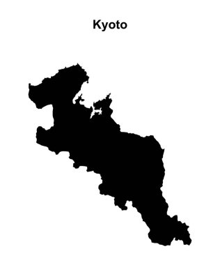 Kyoto ili boş ana hat haritası