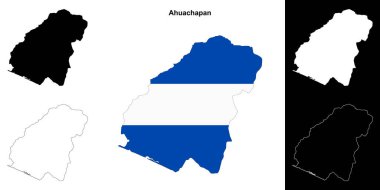 Ahuachapan departmanı ana hat haritası seti
