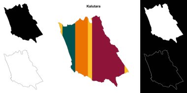 Kalutara bölge ana hatları haritası ayarlandı