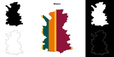 Matara bölge ana hatları haritası ayarlandı