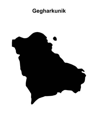 Gegharkunik bölgesi boş ana hat haritası