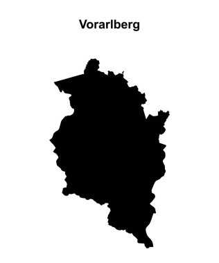 Vorarlberg durumu boş ana hat haritası
