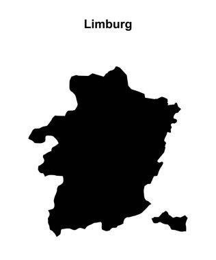 Limburg eyaleti boş ana hat haritası