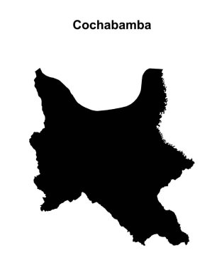 Cochabamba departmanı boş ana hat haritası