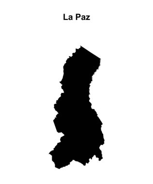 La Paz departmanı boş ana hat haritası