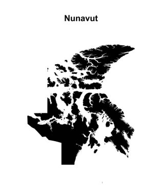 Nunavut boş özet haritası