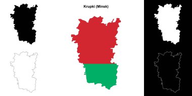 Krupki ilçesinin ana hatları belirlendi