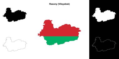 Rasony bölge ana hatları haritası ayarlandı