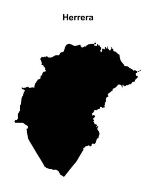 Herrera bölgesi boş ana hat haritası