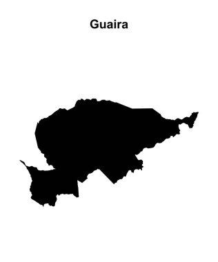 Guaira departmanı boş ana hat haritası