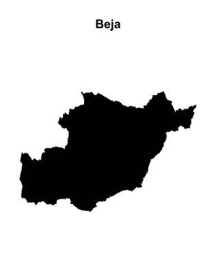 Beja boş ana hat haritası