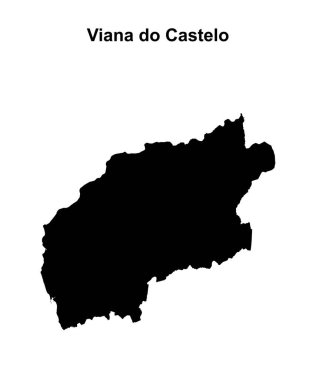 Viana do Castelo ana hat haritası